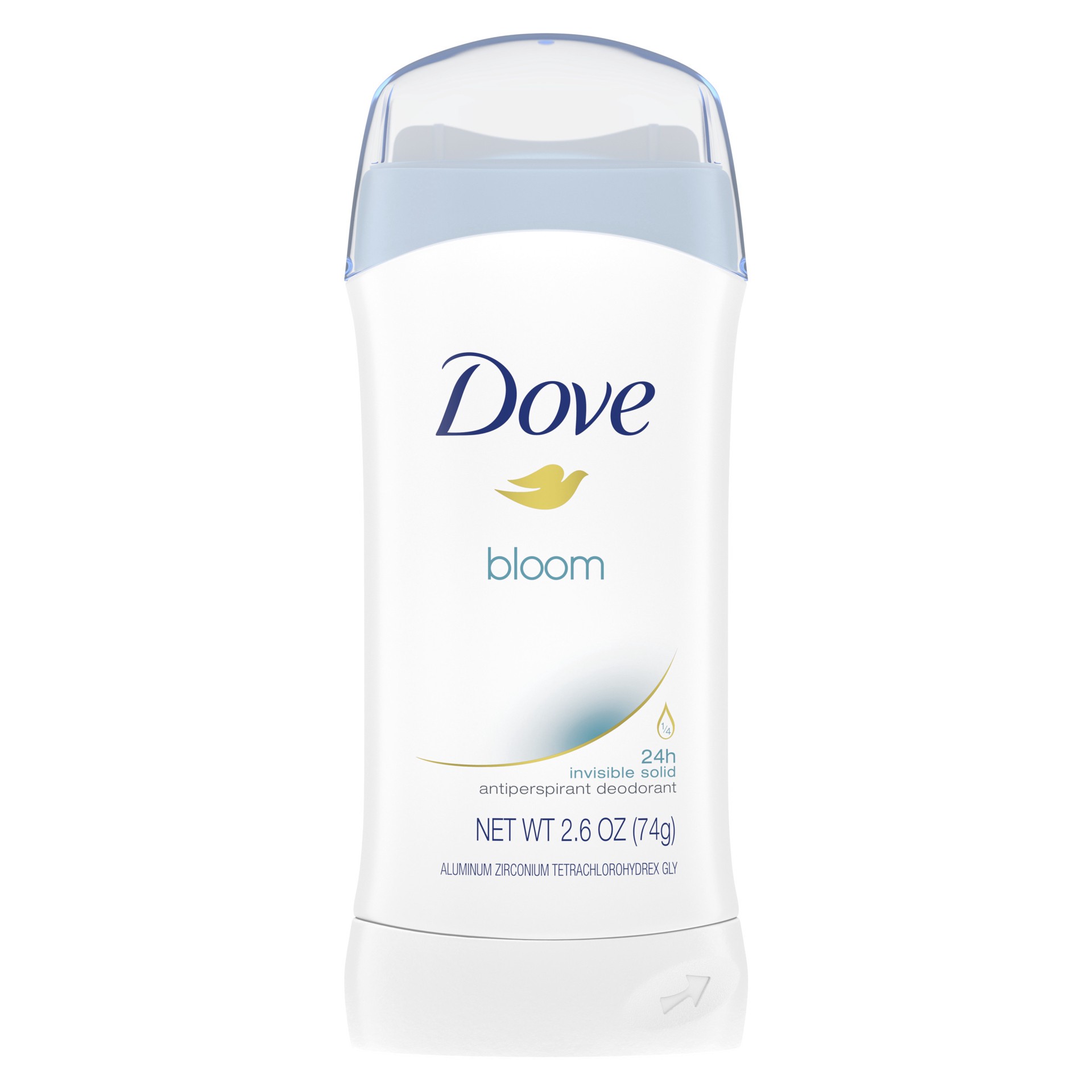 slide 1 of 4, Dove Antiperspirant Deodorant Bloom, 2.6 oz, 2.6 oz