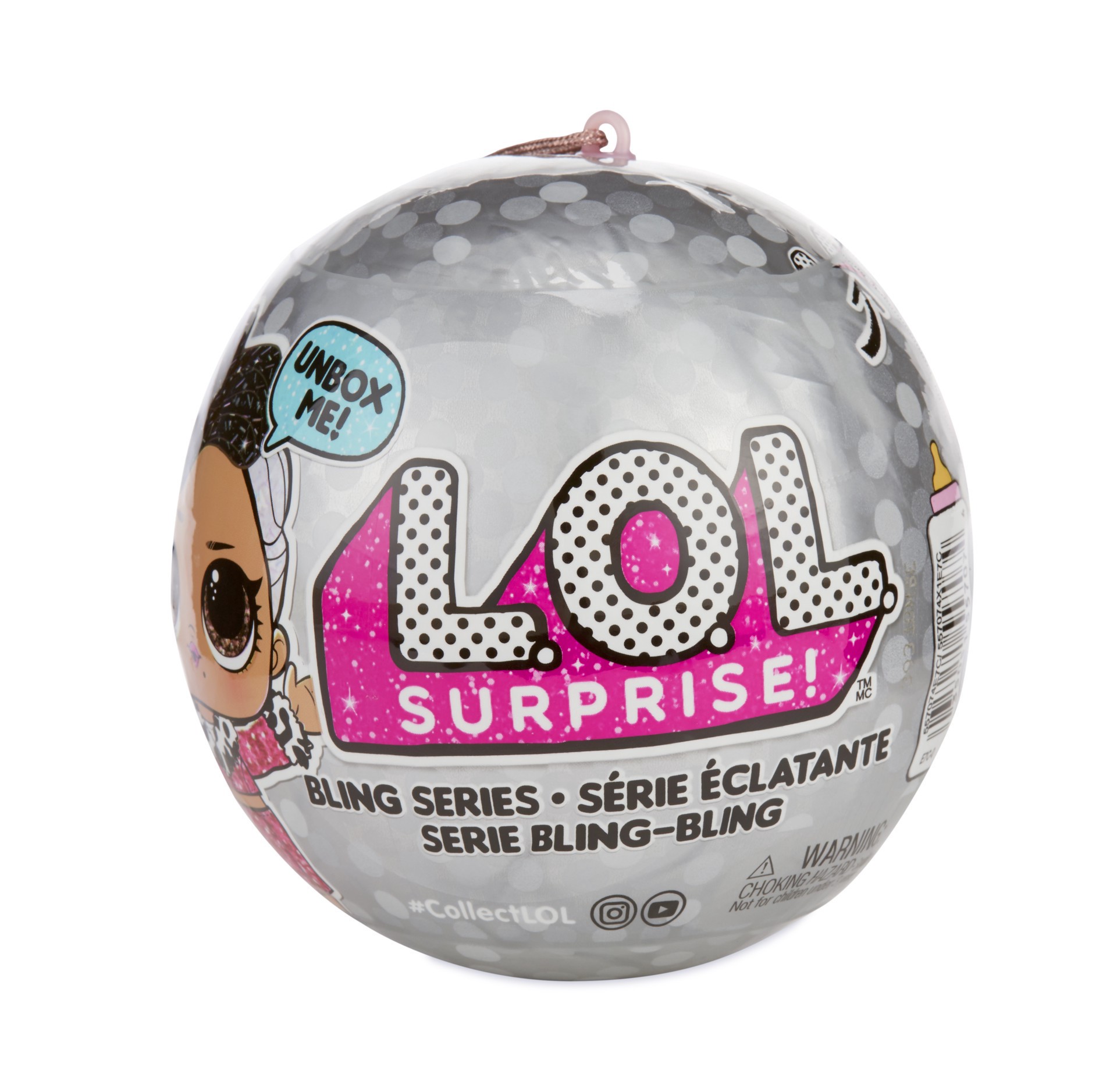 slide 1 of 4, L.O.L. Surprise! Bling Ball Series with 7 Surprises, Assortment, 1 ct