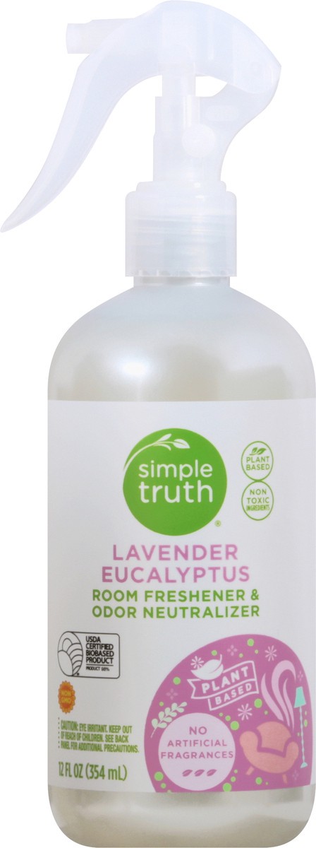 slide 1 of 9, Simple Truth Lavender Eucalyptus Room Freshener & Odor Neutralizer 12 oz, 12 oz