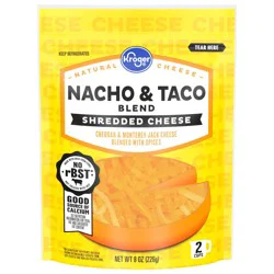Kroger Nacho & Taco Blend Shredded Cheese