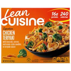 Lean Cuisine Frozen Meal Chicken Teriyaki, Protein Kick Microwave Meal, Frozen Chicken Dinner, Frozen Dinner for One