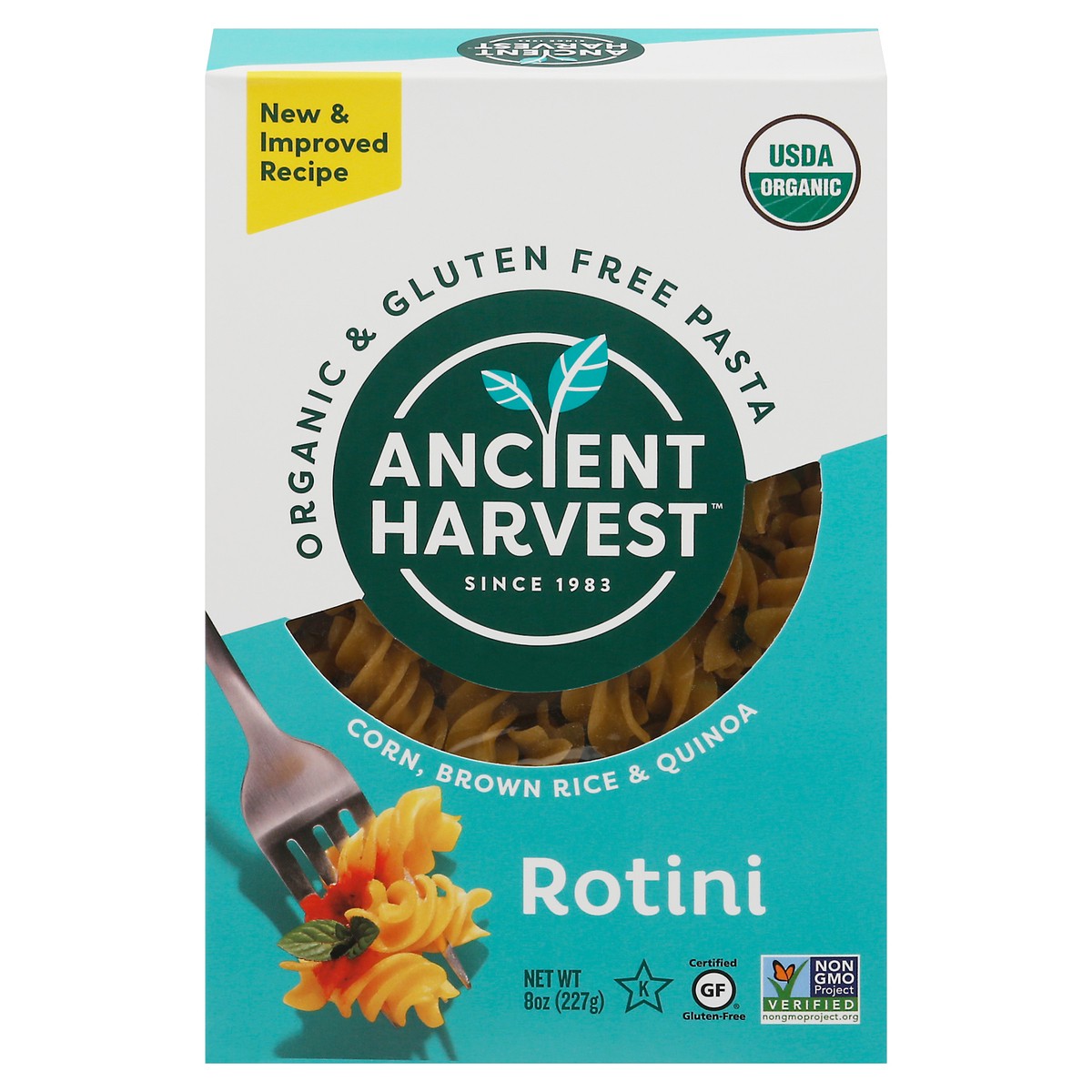 slide 1 of 1, Ancient Harvest Gluten Free Quinoa Rotelle Pasta, 8 oz