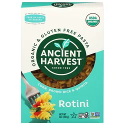 Ancient Harvest Organic & Gluten Free Rotini Pasta 8 oz