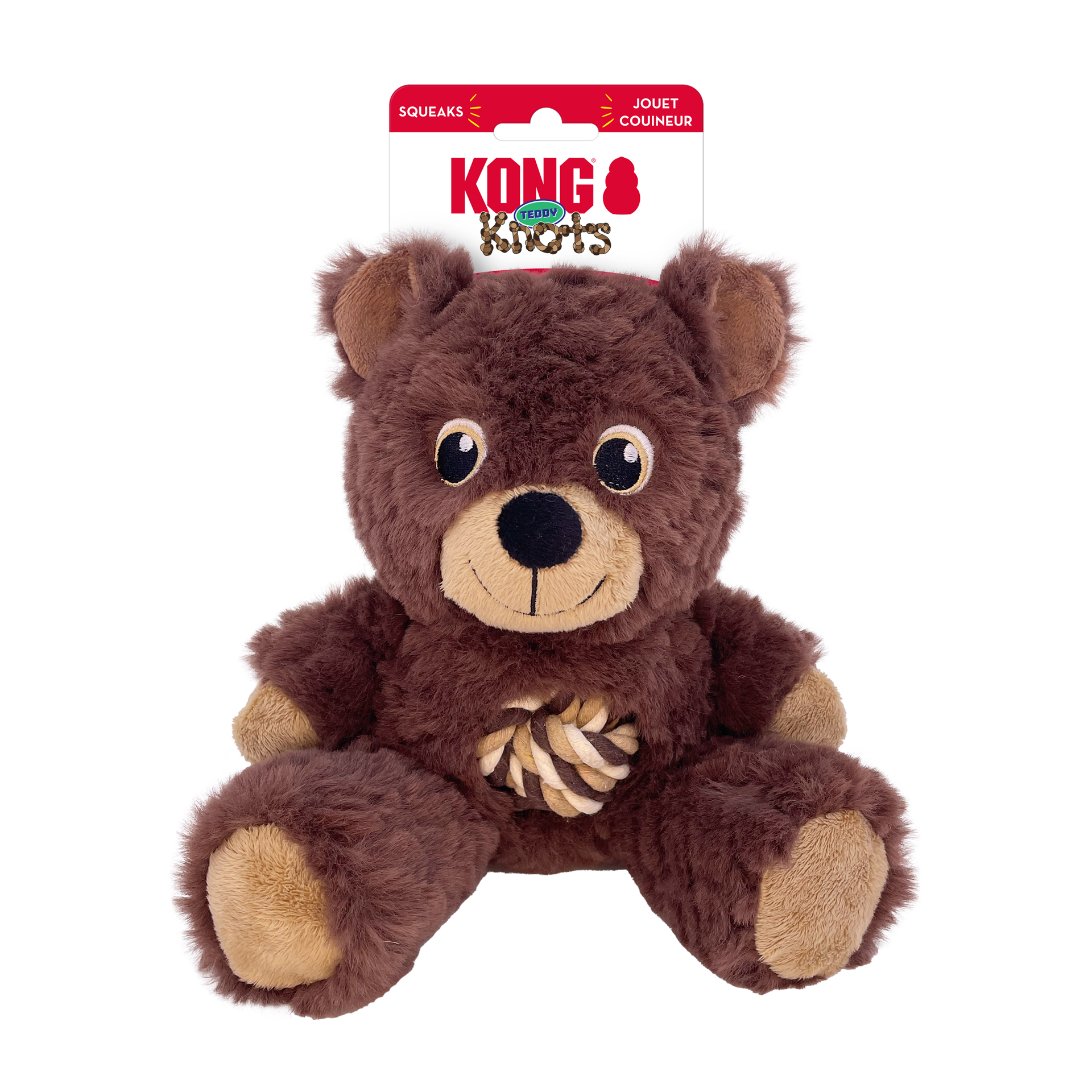 slide 2 of 3, KONG Knots Teddy Assorted Md, 1 ct