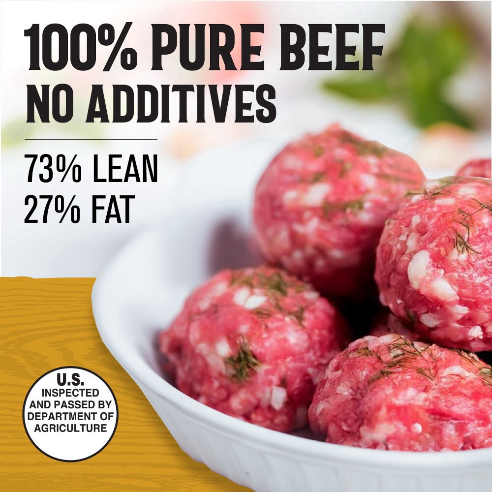 slide 3 of 5, Kroger Ground Beef 73% Lean 27% Fat, 1 lb