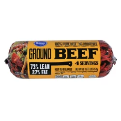 Kroger Ground Beef 73% Lean 27% Fat