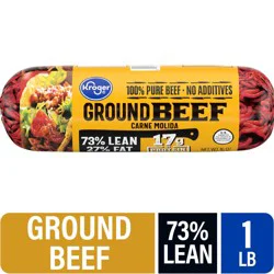 Kroger Ground Beef 73% Lean 27% Fat