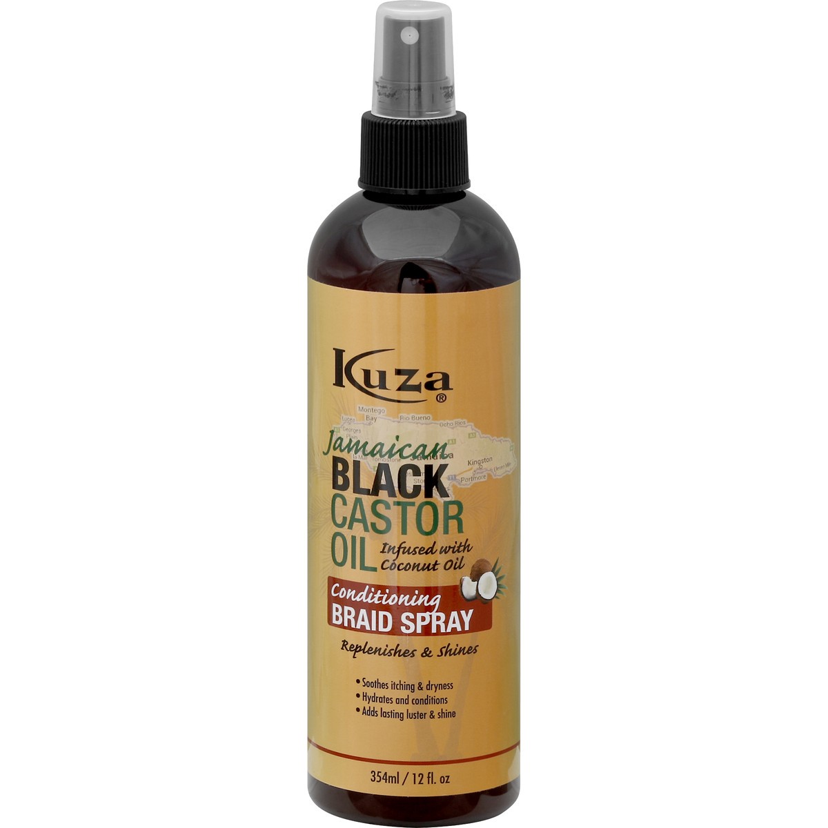 slide 3 of 8, Kuza Braid Spray 354 ml, 12 oz