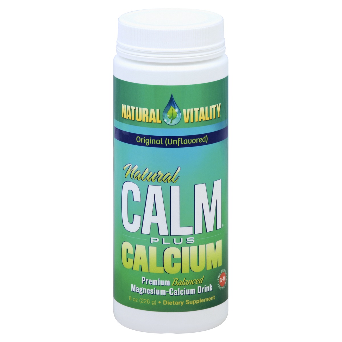 slide 1 of 1, Natural Vitality Natural Calm Plus Calcium Dietary Supplement Powder - Original, 8 oz