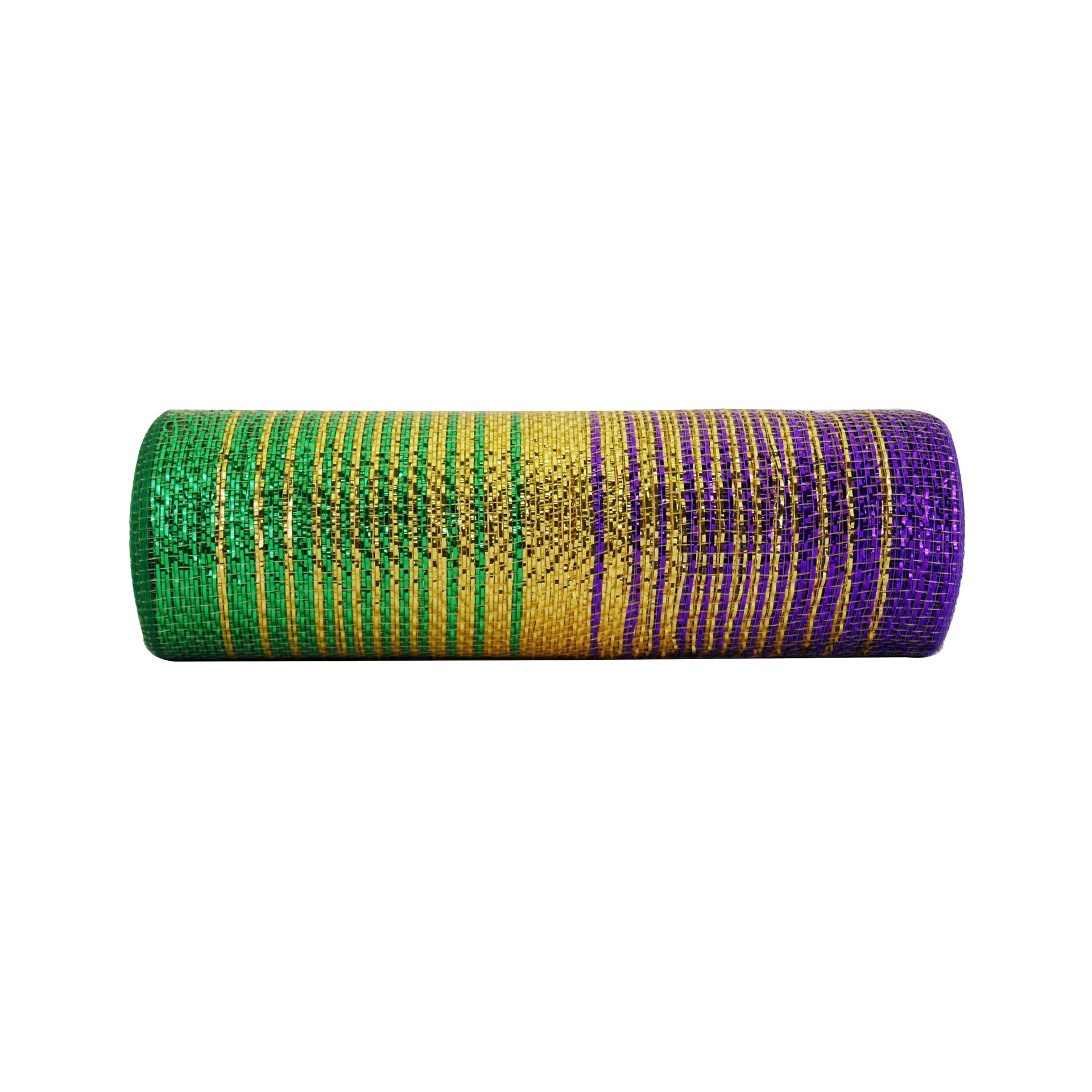 slide 3 of 3, 9.5" X 12" Mardi Gras Ombre Mesh By Celebrate It, 9.5 in x 12 in