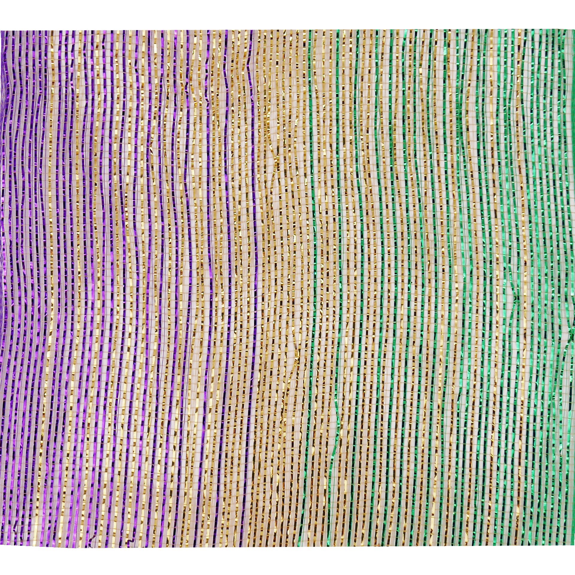 slide 2 of 3, 9.5" X 12" Mardi Gras Ombre Mesh By Celebrate It, 9.5 in x 12 in