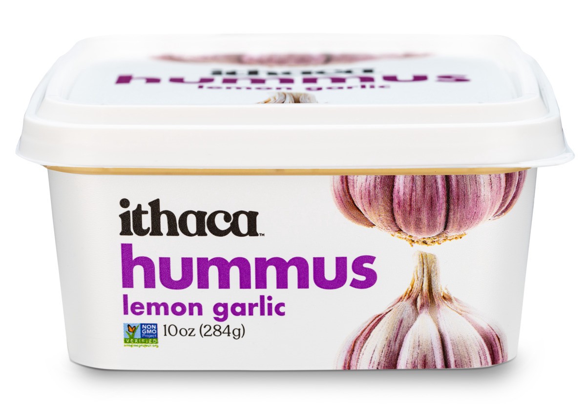 slide 4 of 7, Ithaca Lemon Garlic Hummus, 10 oz