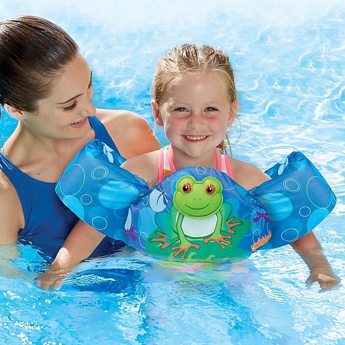 slide 3 of 4, SwimSchool USCG 3-D Tot Swimmer 3-D Frog Swim Trainer, 1 ct