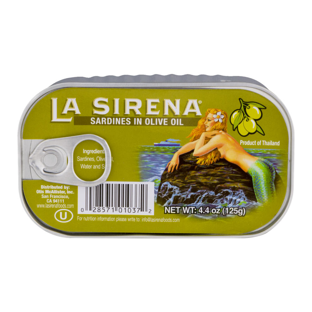 slide 1 of 1, La Sirena Sardines In Olive Oil, 4.25 oz