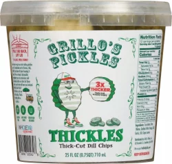 Grillo's Pickles Thick Dill Pickle Chips