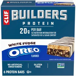 Clif Builders White Fudge Oreo Protein Bar 14.4 oz