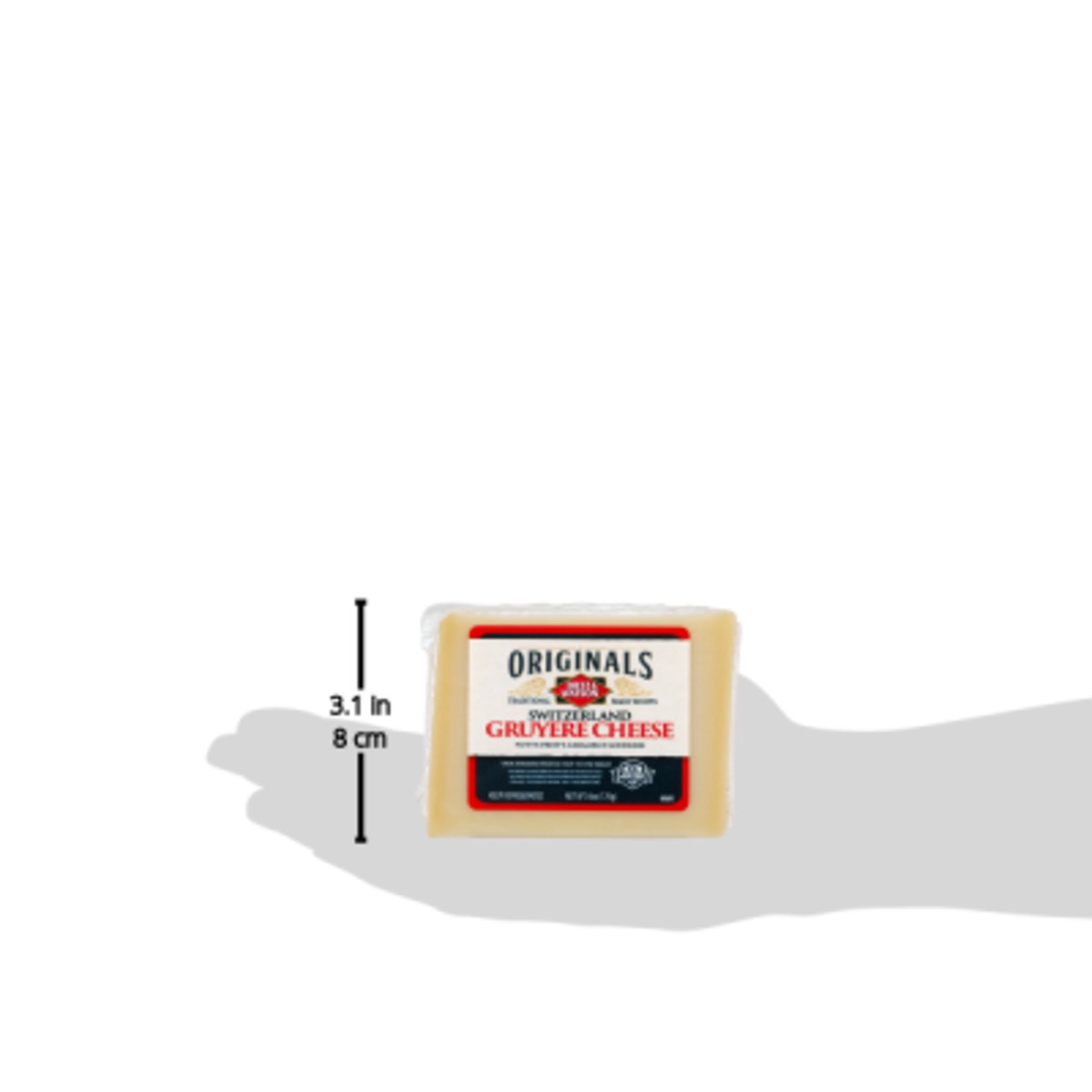 slide 3 of 11, Dietz & Watson Originals Switzerland Gruyere Cheese Block 6 Oz, 
