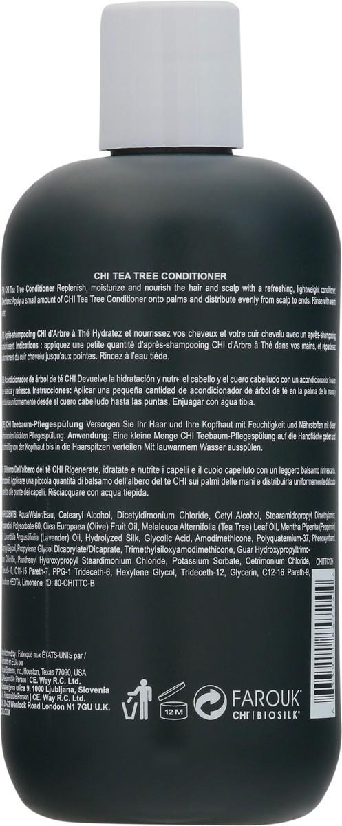 slide 6 of 12, Chi Tea Tree Paraben Free Conditioner, 12 fl oz