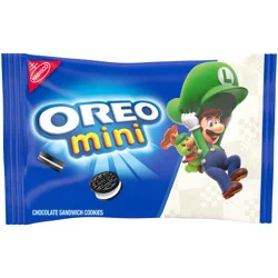 OREO Mini Chocolate Sandwich Cookies, 1 oz Snack Pack