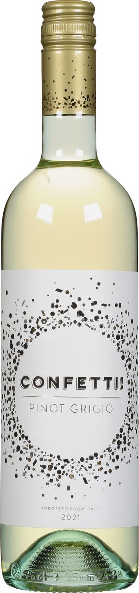 slide 4 of 7, CONFETTI! Pinot Grigio, 750ml, 750 ml