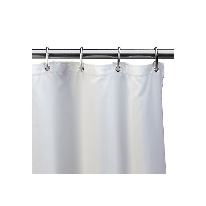 slide 1 of 1, Croscill Hotel Fabric Shower Curtain Liner - White, 70 in x 72 in