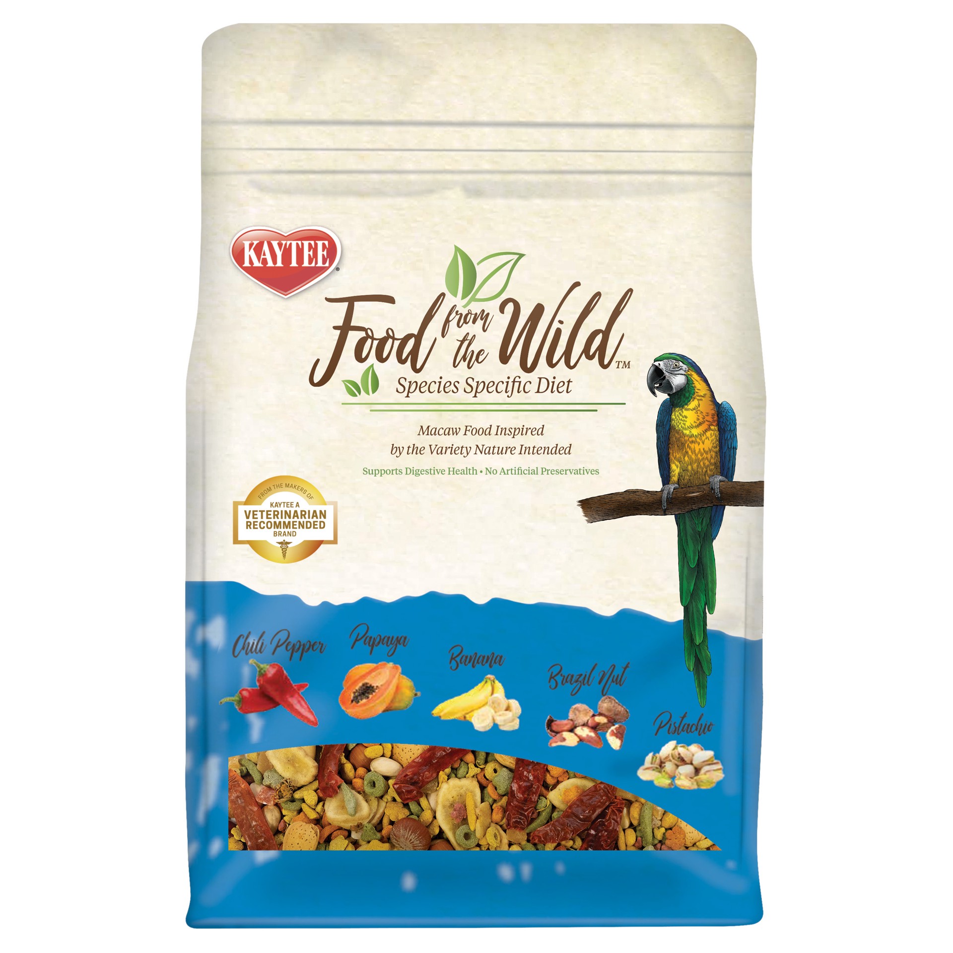 slide 1 of 10, Kaytee Food from the Wild, Macaw Food, 2.5 Pounds, 2.5 lb
