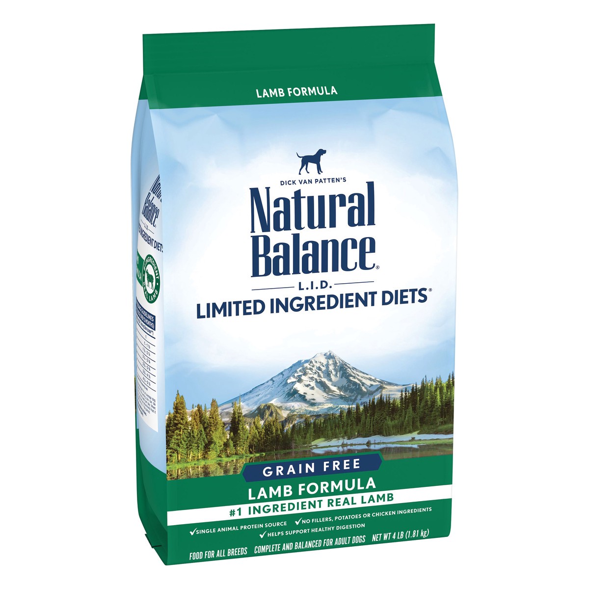 slide 5 of 8, Natural Balance L.I.D. Limited Ingredient Diets Grain Free Lamb Formula Dog Food 4 lb, 4 lb