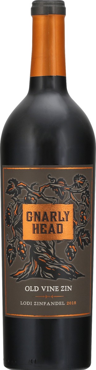 slide 1 of 9, Gnarly Head Old Vine Zin, Lodi Zinfandel, 2018, 750 ml