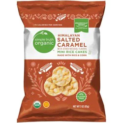 Simple Truth Organic Himalayan Salted Caramel Mini Rice Cakes - 3 oz