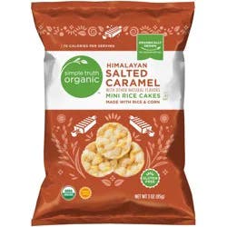 Simple Truth Organic Himalayan Salted Caramel Mini Rice Cakes - 3 oz