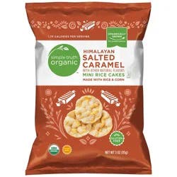 Simple Truth Organic Himalayan Salted Caramel Mini Rice Cakes - 3 oz