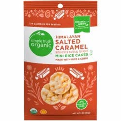 Simple Truth Organic Himalayan Salted Caramel Mini Rice Cakes - 3 oz