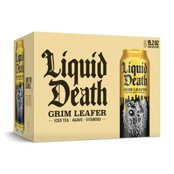 Liquid Death Grim Leafer Iced Tea - 8 ct; 19.2 oz - 8 ct; 19.2 oz