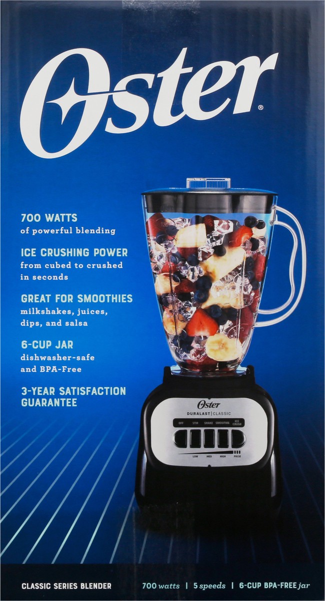 slide 8 of 9, Oster Classic Series 5 Speeds Blender 1 ea, 1 ct