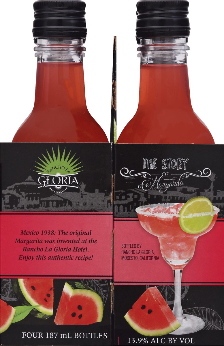 slide 8 of 11, Rancho La Gloria Watermelon Margarita 4 ea, 748 ml