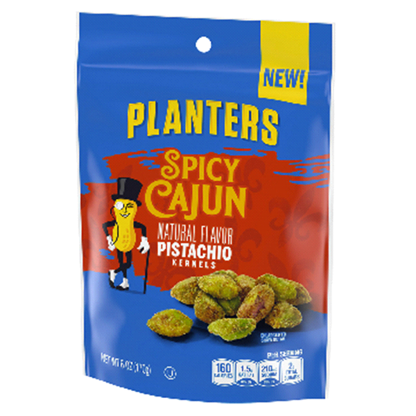 slide 1 of 1, Planters Spicy Cajun Pistachio Kernels, 