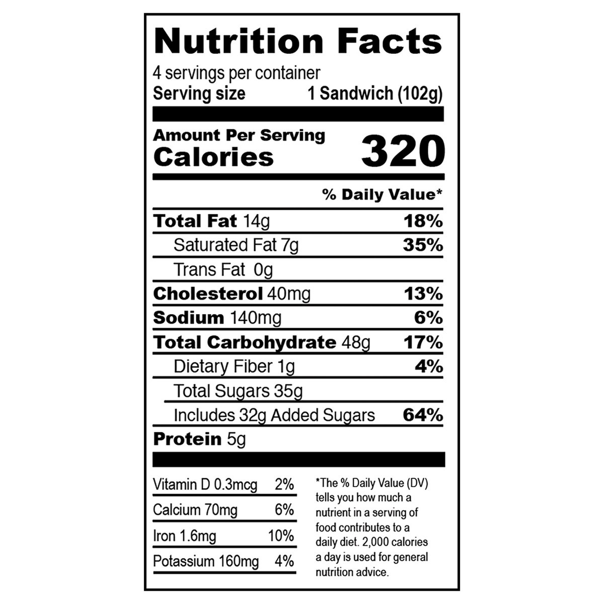 slide 2 of 10, Thelma's S'mores Ice Cream Sandwich 4 Pack, 4 ct