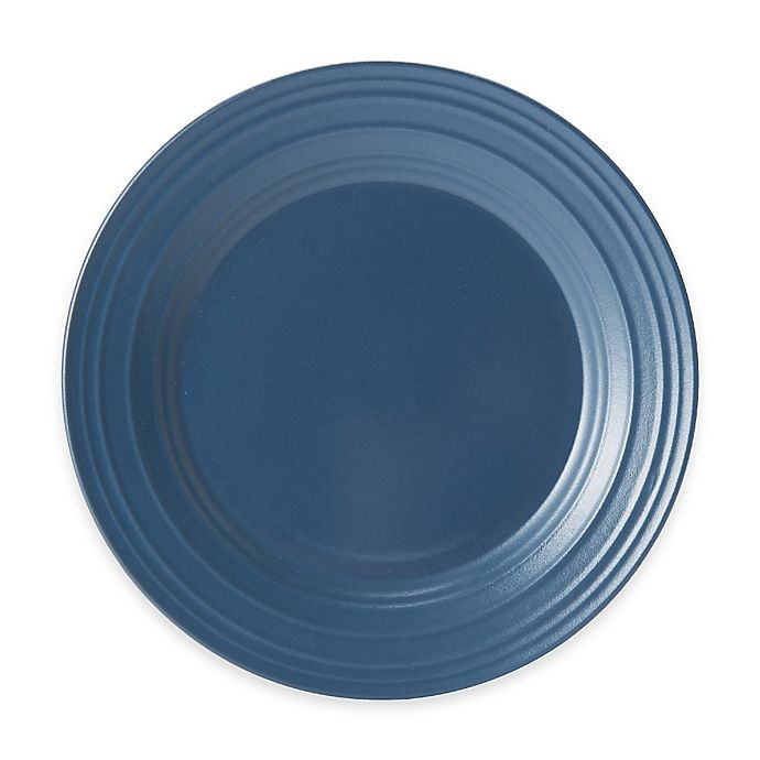 slide 1 of 1, Mikasa Swirl Salad Plate - Blue, 1 ct