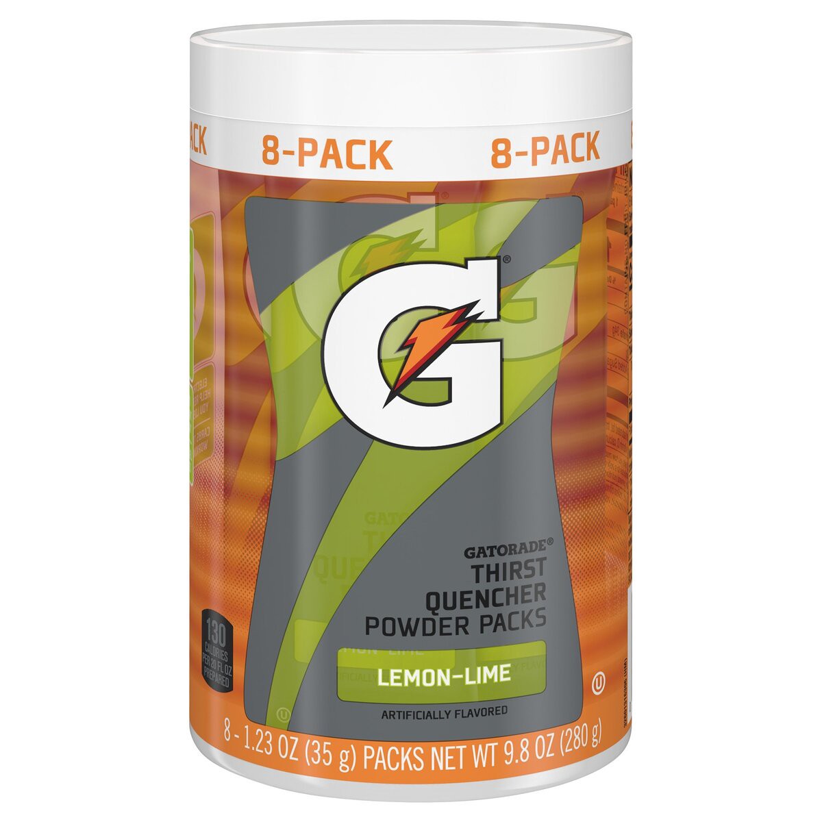 slide 3 of 6, Gatorade Powder Beverage Mix, 8 ct; 1.23 oz