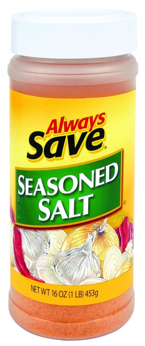 slide 1 of 1, Always Save Seasoned Salt, 16 oz