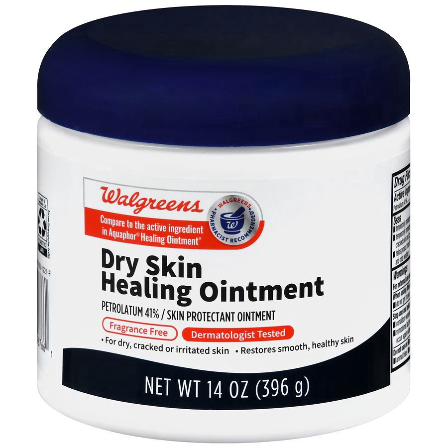 slide 3 of 5, Walgreens Dry Skin Healing Ointment, 14 oz
