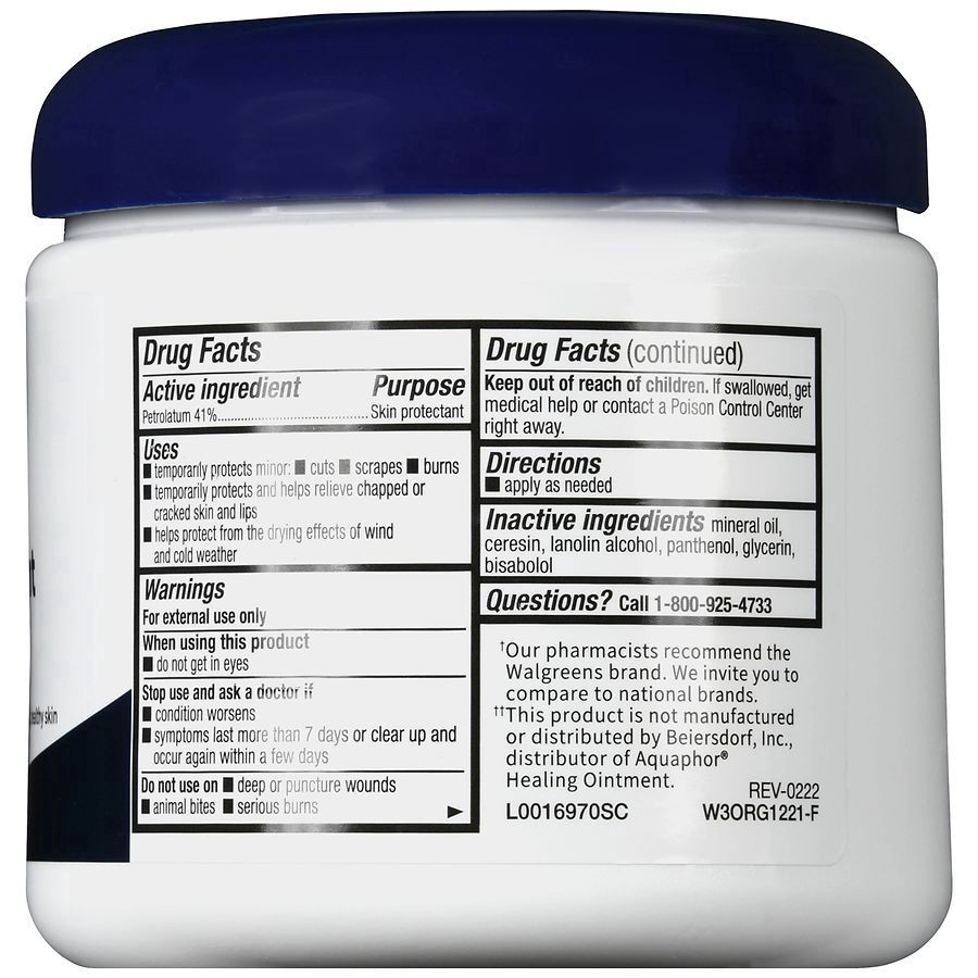 slide 2 of 5, Walgreens Dry Skin Healing Ointment, 14 oz