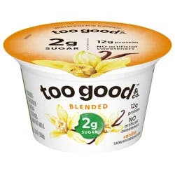 Too Good & Co. Vanilla Yogurt-Cultured Ultra-Filtered Low Fat Milk Product, 5.3 OZ Cup