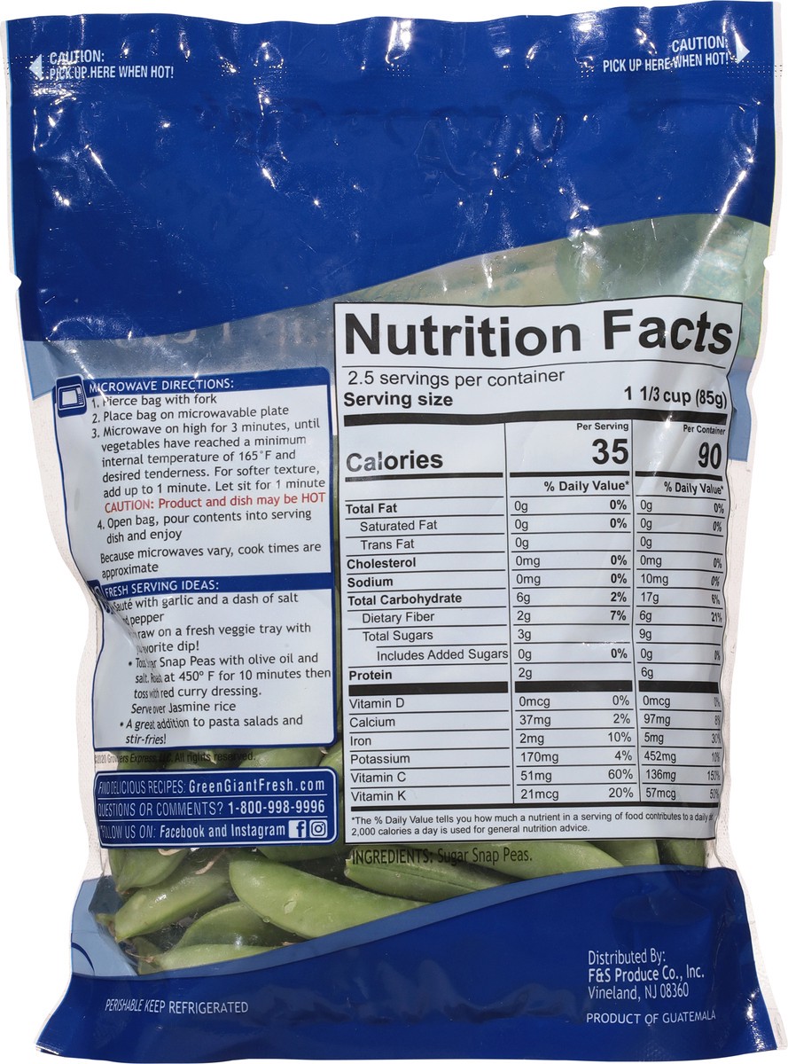 slide 3 of 14, Green Giant Snow Peas, 6 oz