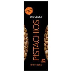 Wonderful Pistachios, In Shell Seasoned Salt Flavored Nuts, 14 Ounce Bag