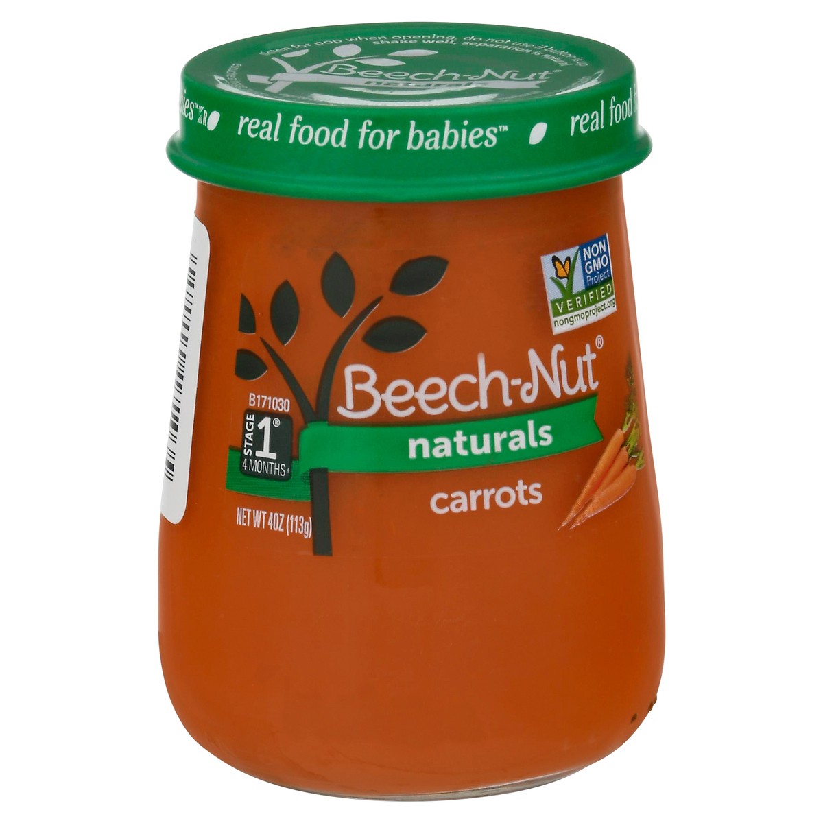 slide 7 of 9, Beech-Nut Naturals Stage 1 Baby Food, Carrots, 4 oz Jar, 4 oz