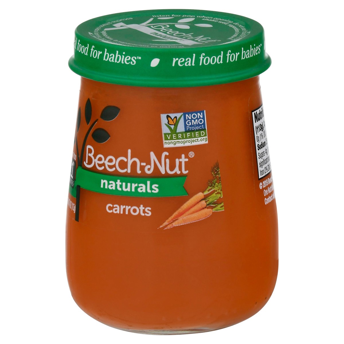 slide 8 of 9, Beech-Nut Naturals Stage 1 Baby Food, Carrots, 4 oz Jar, 4 oz