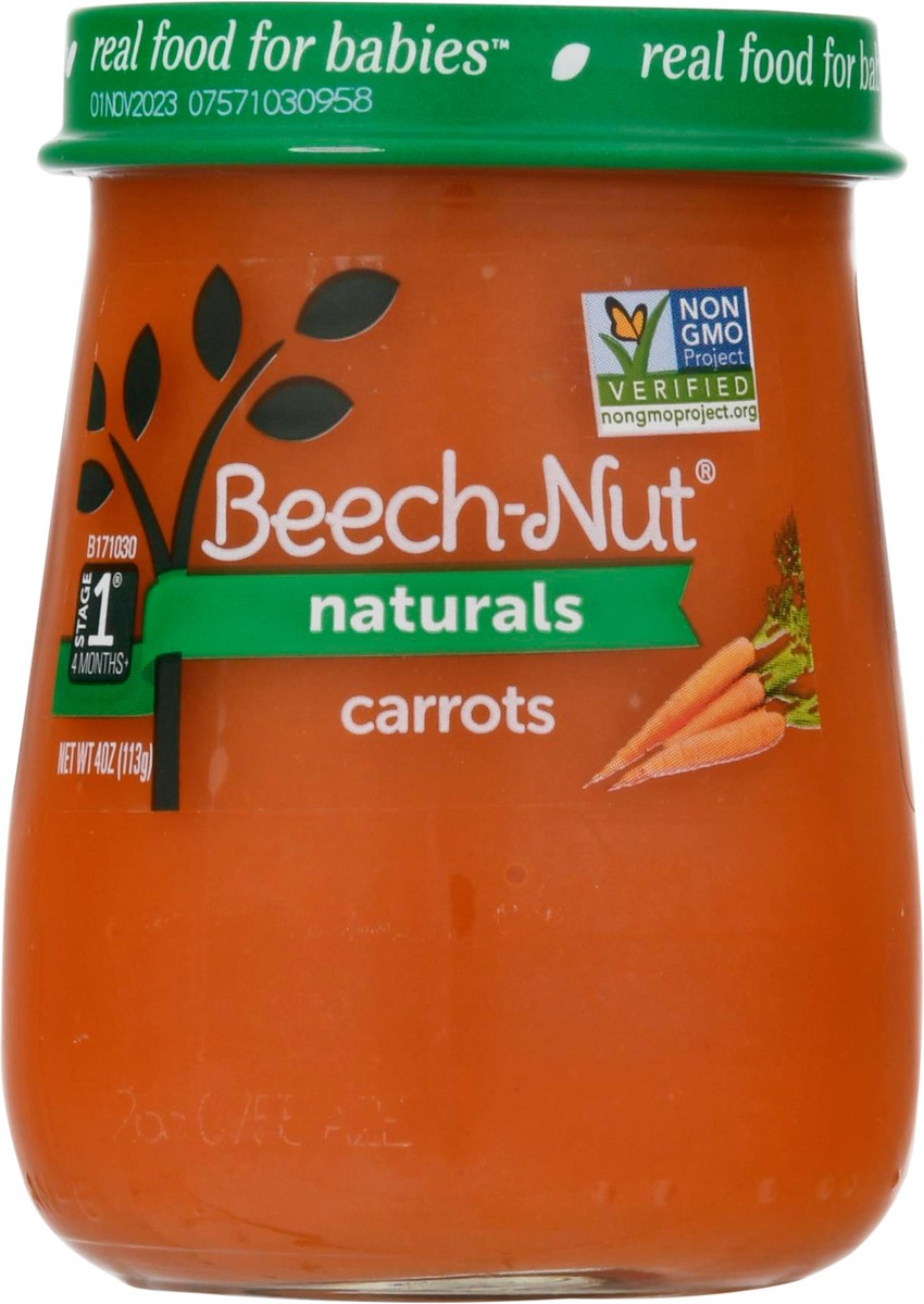 slide 5 of 9, Beech-Nut Naturals Stage 1 Baby Food, Carrots, 4 oz Jar, 4 oz