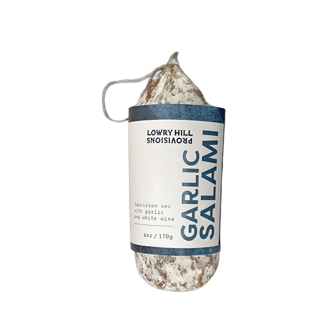 slide 1 of 1, Lowery Hill Prov. Garlic Salami, 