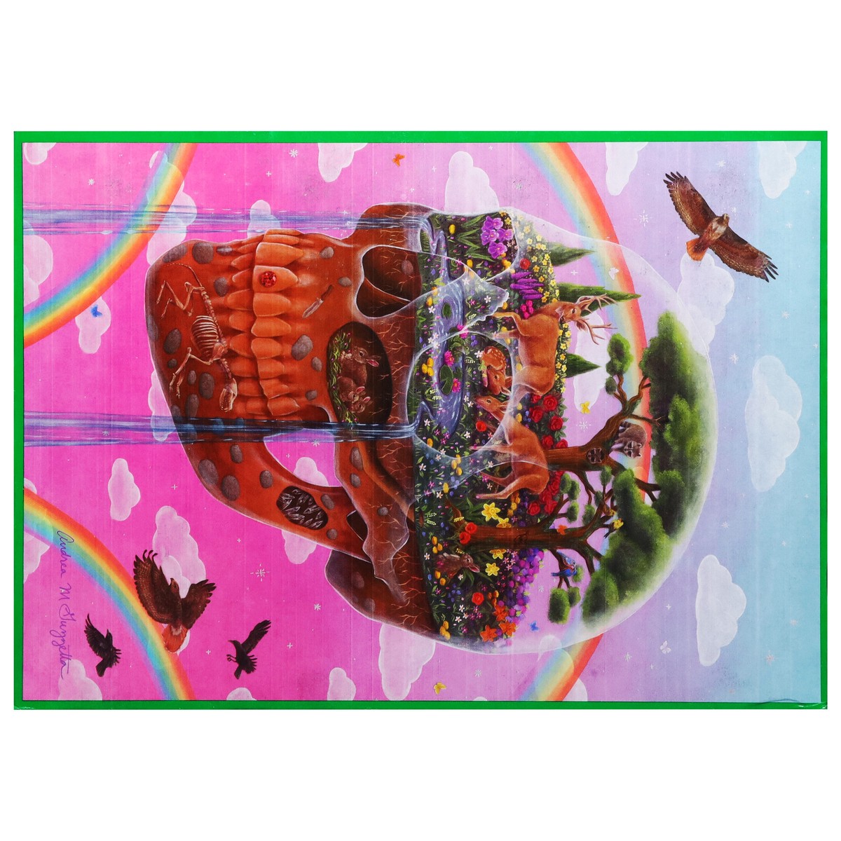 slide 9 of 15, Liquid Death Iced Green Tea, Green Guillotine, 19.2 oz King Sized Cans (8-Pack), 153.60 oz